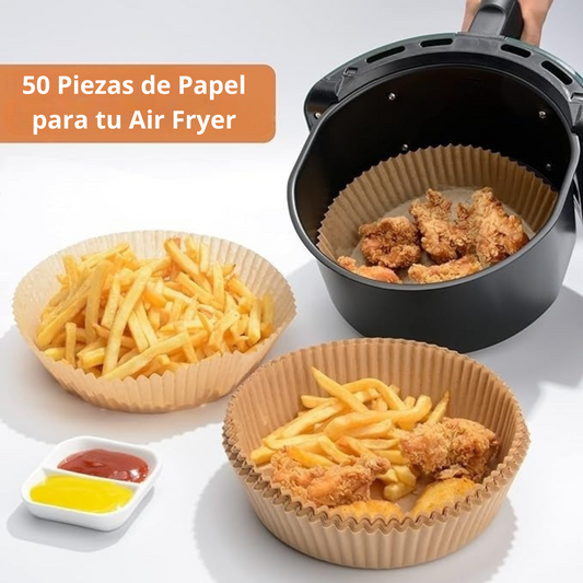 Pack Papeles para Air Fryer (50 Unidades) ™️